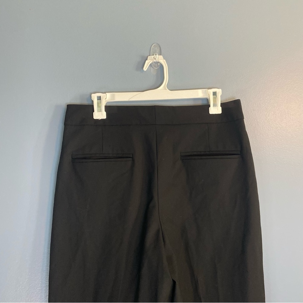 Everlane Black Wool Blend Straight Leg Trousers - Picture 7 of 9